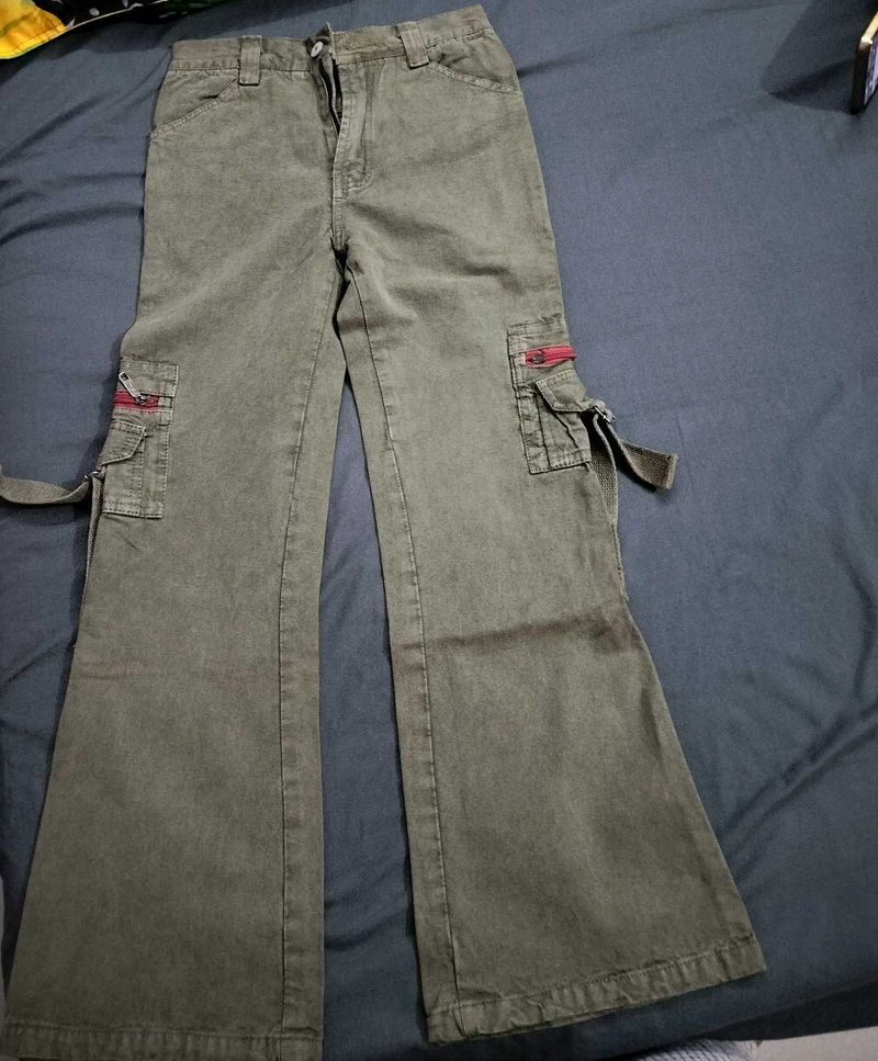 Olive Green Cargo Pants