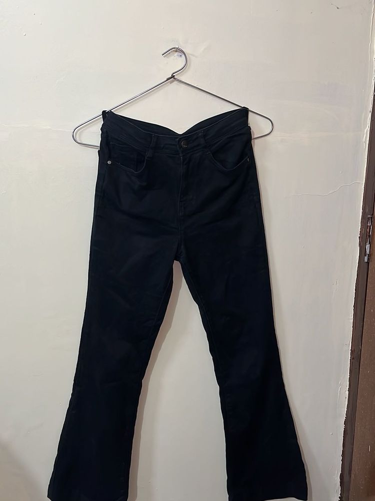 Classic Black Flare Jeans