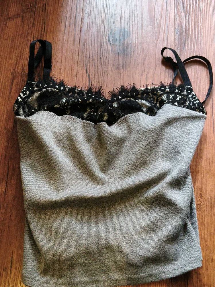 Lace Trim Cami Top