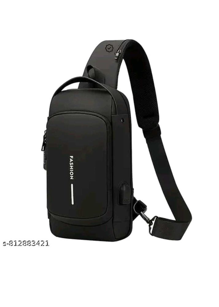 Stylish Black Fashion men's crossbody bag