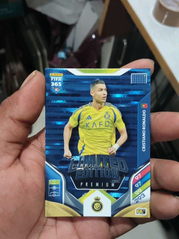 Cristiano Ronaldo Limited Edition Football Card