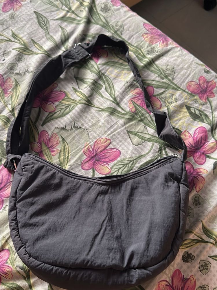 Stylish Grey Crossbody Bag