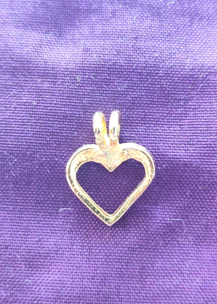 Archies💛 Heart shape gold plated pendant