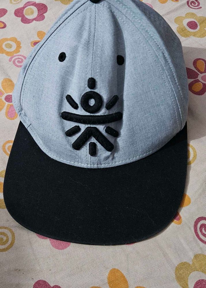 Stylish Grey and Black Baseball Cap