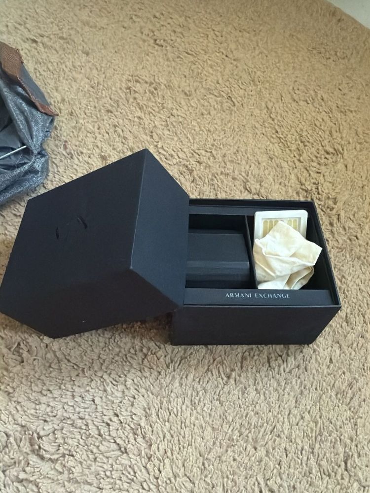 armani exchange empty watch box