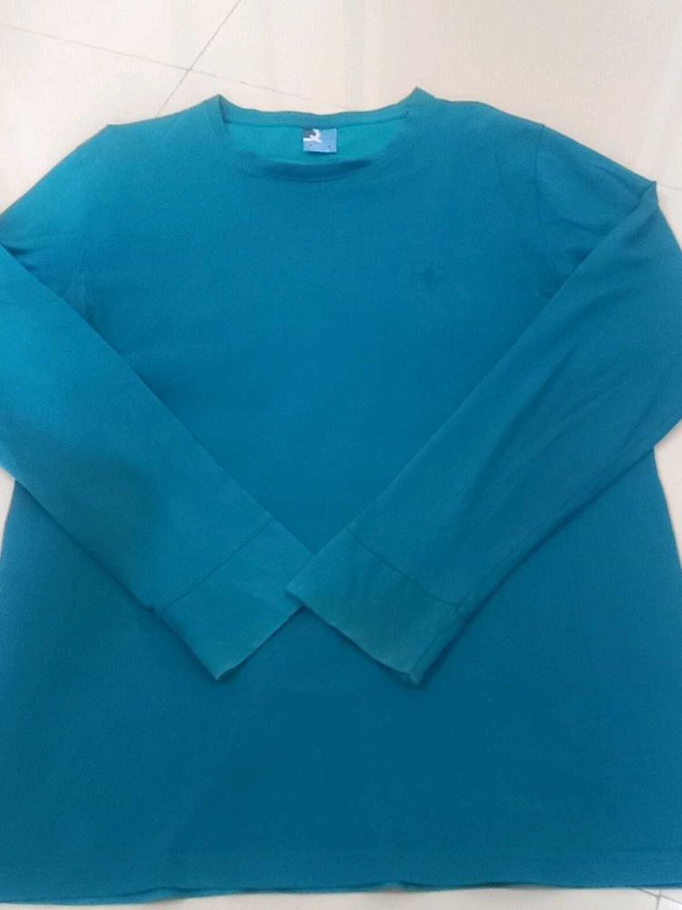 Teal Long Sleeve T-Shirt