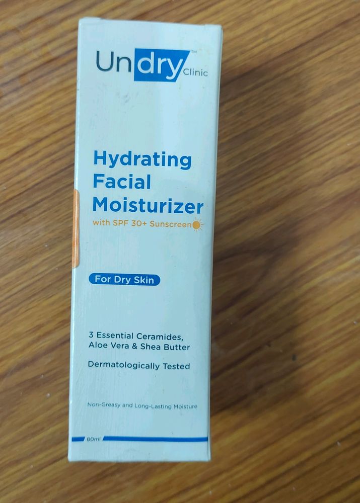 Undry Facial Moisturizer for Dry Skin (80ml) Moist