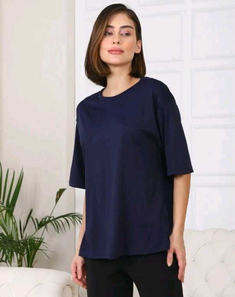 Shein Medium Length Drop Shoulder Back Cut-Out