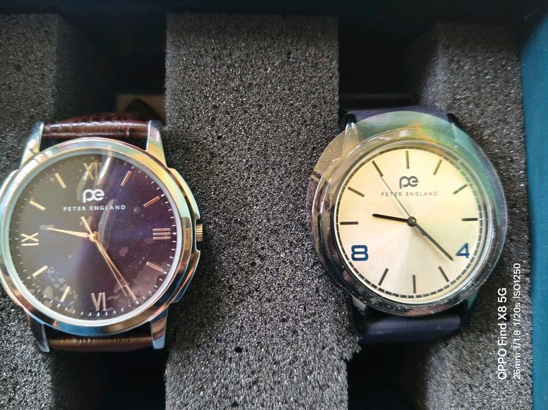 brand new Peter England Men's Watch Pair combo set