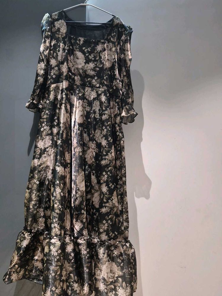 Floral Print Maxi Dress