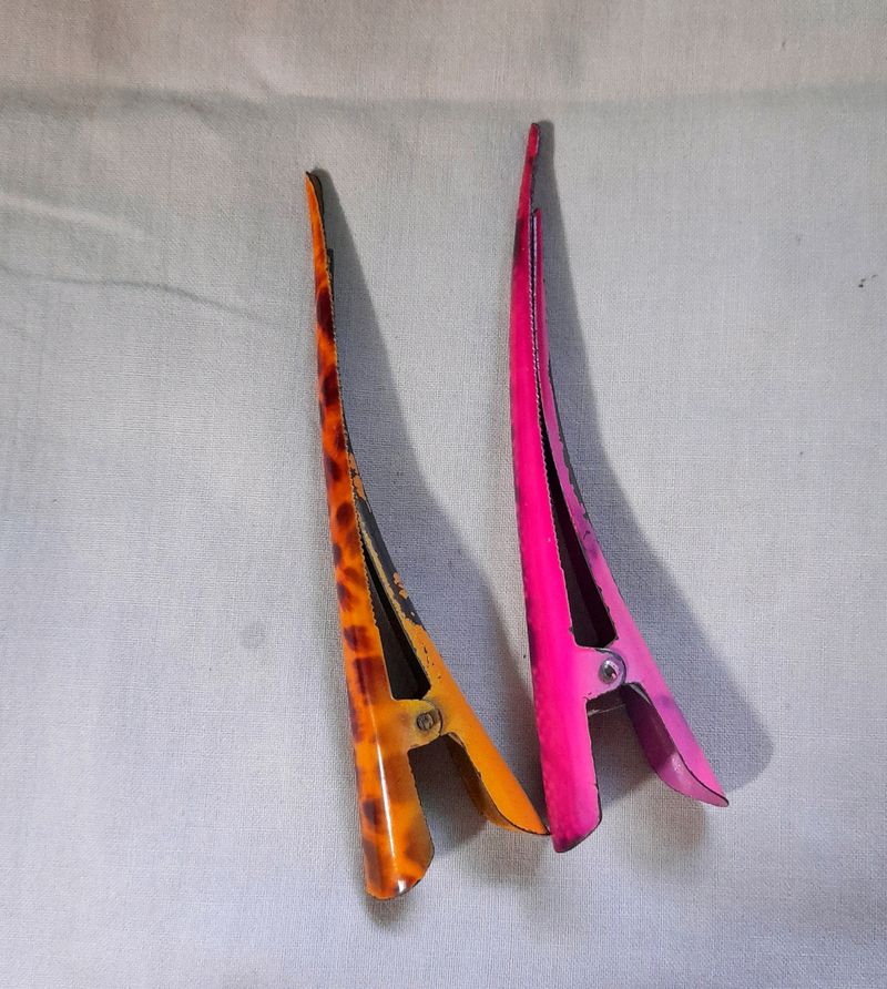 Combo Metal Beak Hair Clip Butterfly Clips