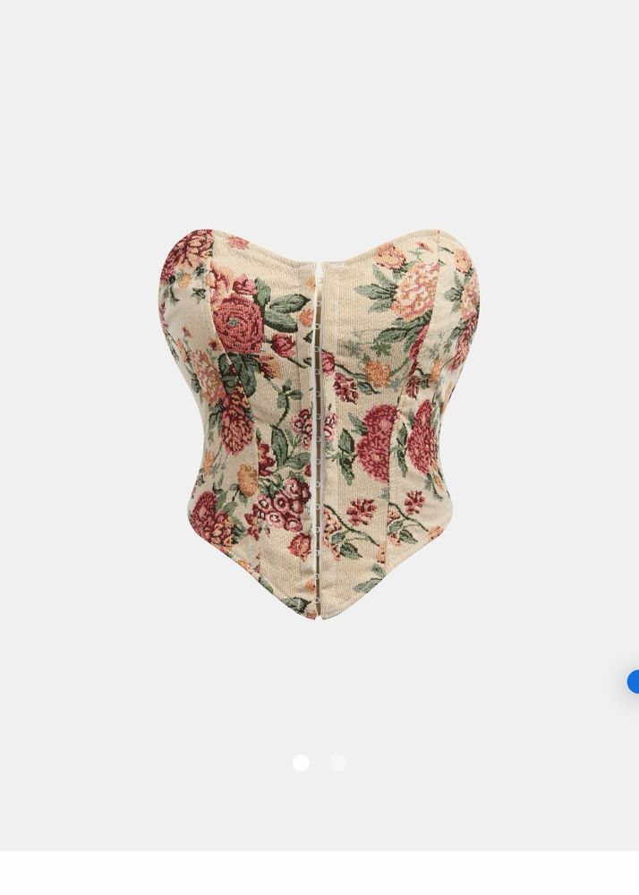 Floral Corset Top