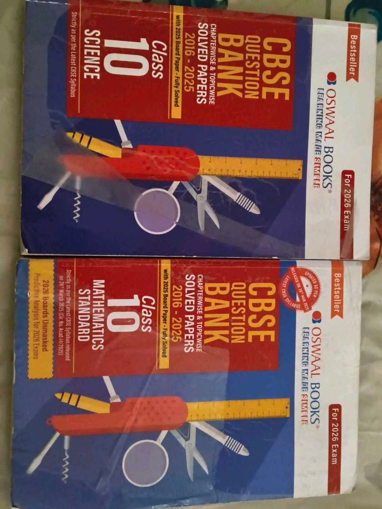 CBSE Class 10 Science &amp; Math Question Banks