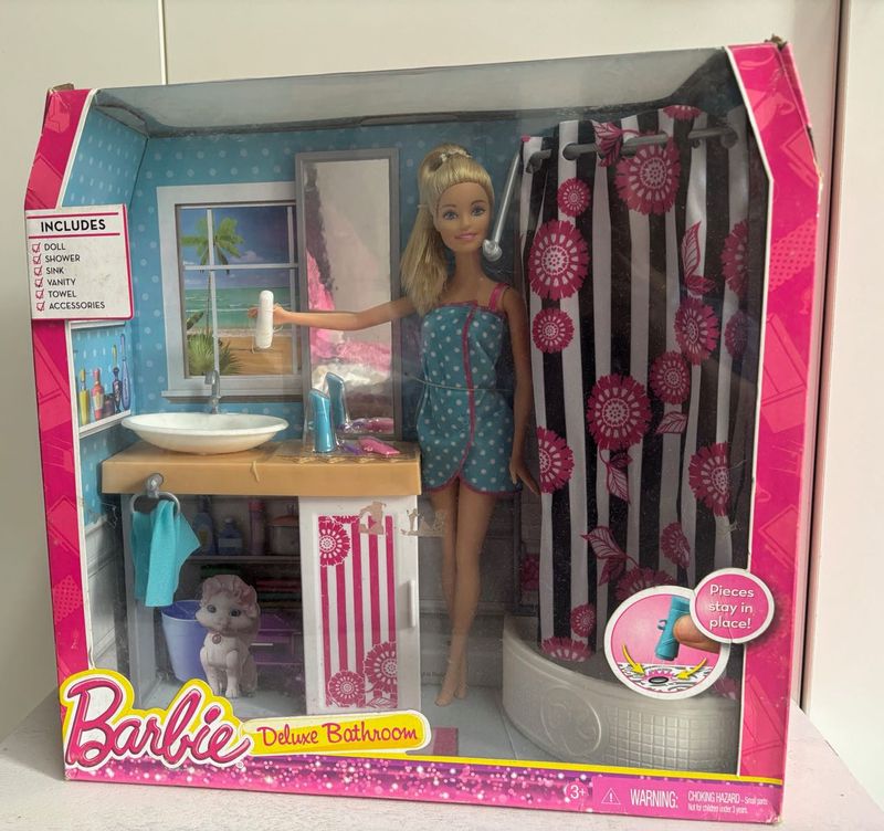 Barbie Deluxe Bathroom Playset
