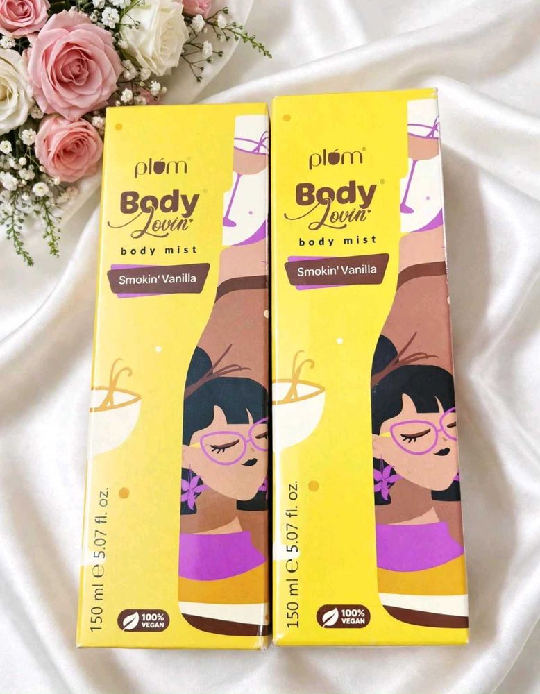 Pack of 2 Plum Body Lovin' Smoking vanilla mist