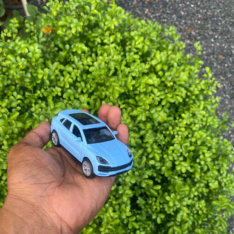 Blue Miniature SUV Toy Car