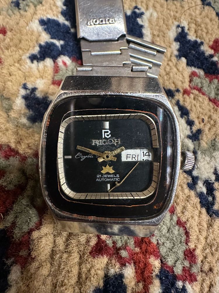 RICOH CRYSTAL 21 JEWELS AUTOMATIC WATCH