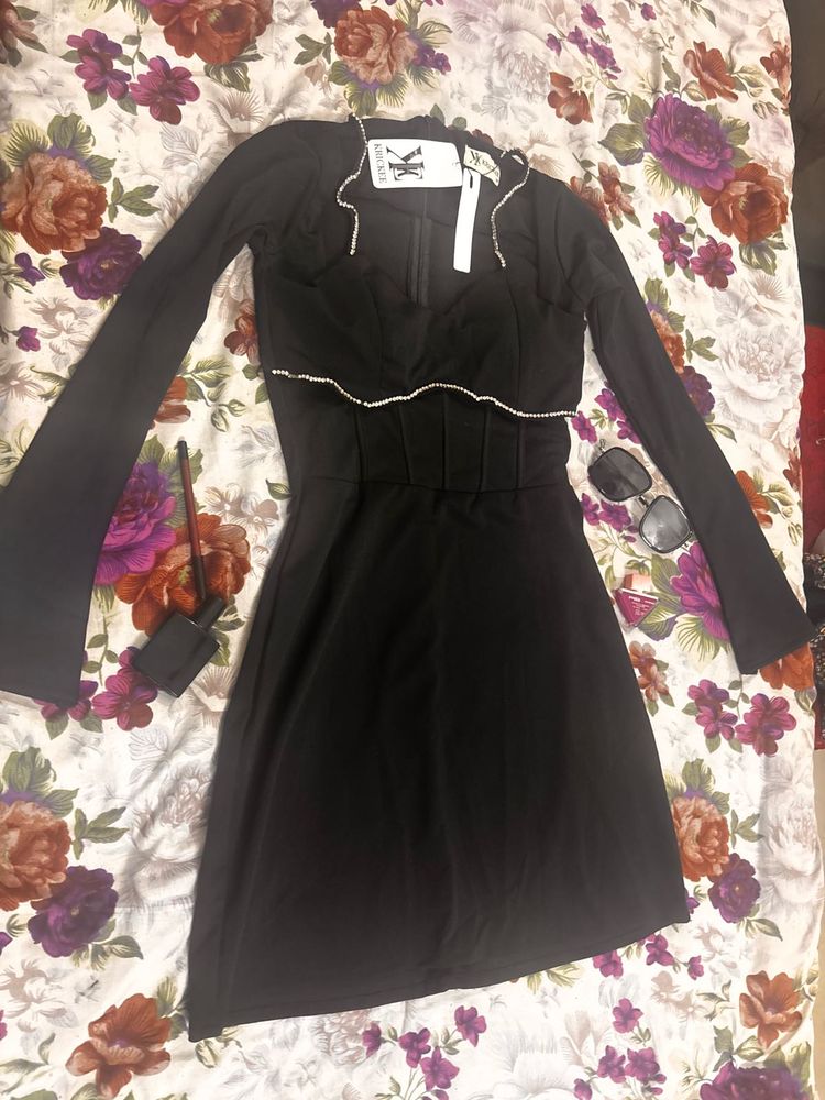 🖤Black Corset Party Wear Dress🖤
