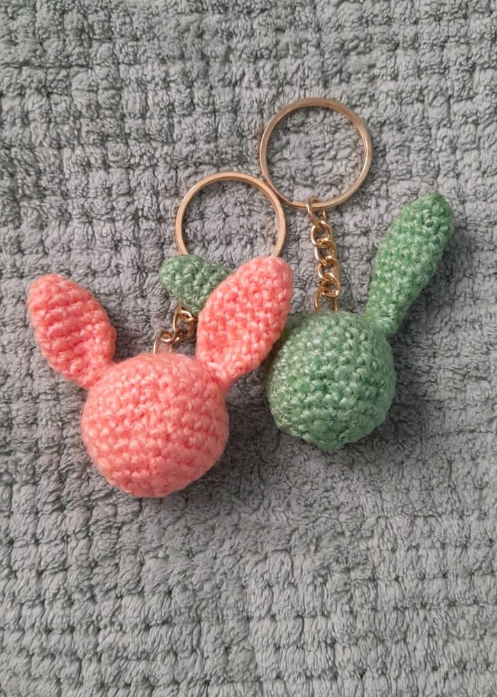 Crochet Rabbit 🐰 🐰Keychain/Bagcharm