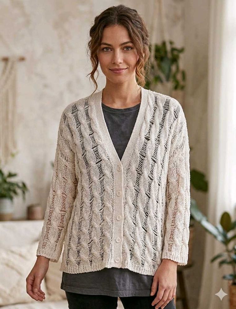 Crochet Knit Shrug
