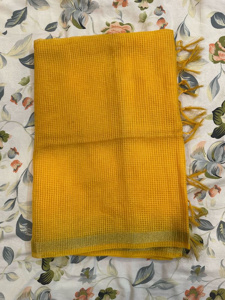 Vibrant Yellow dupatta
