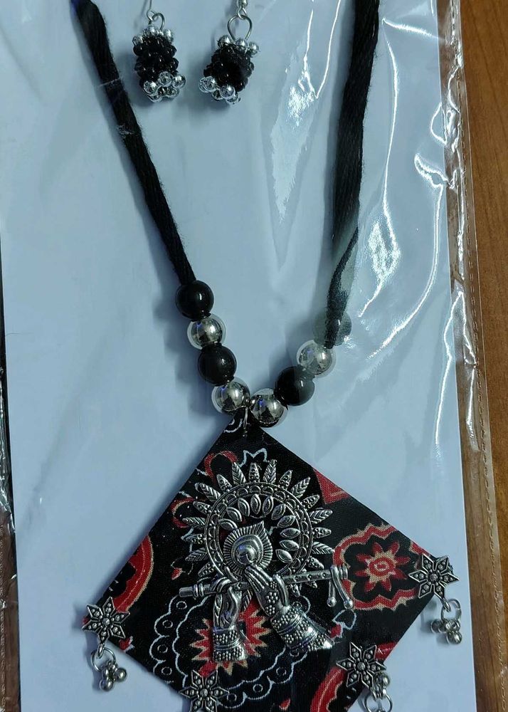 Ethnic Necklace and Earring Set