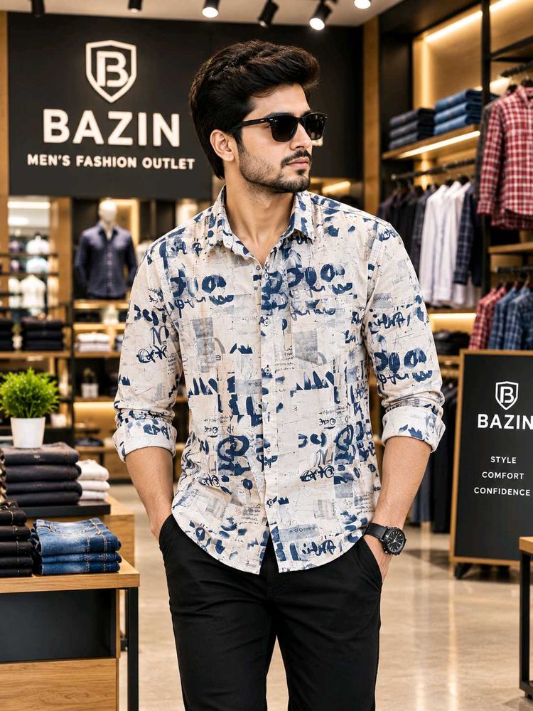 🇳🇿💫🎀Stylish Men's Printed Casual Shirt