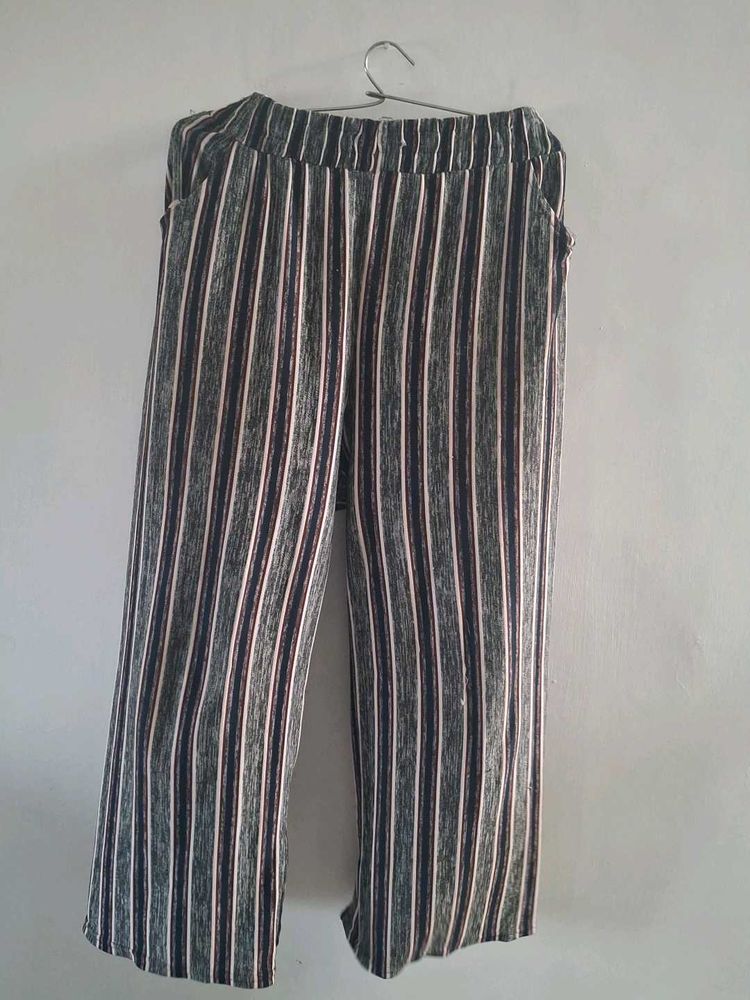 Striped Wide Leg Pants