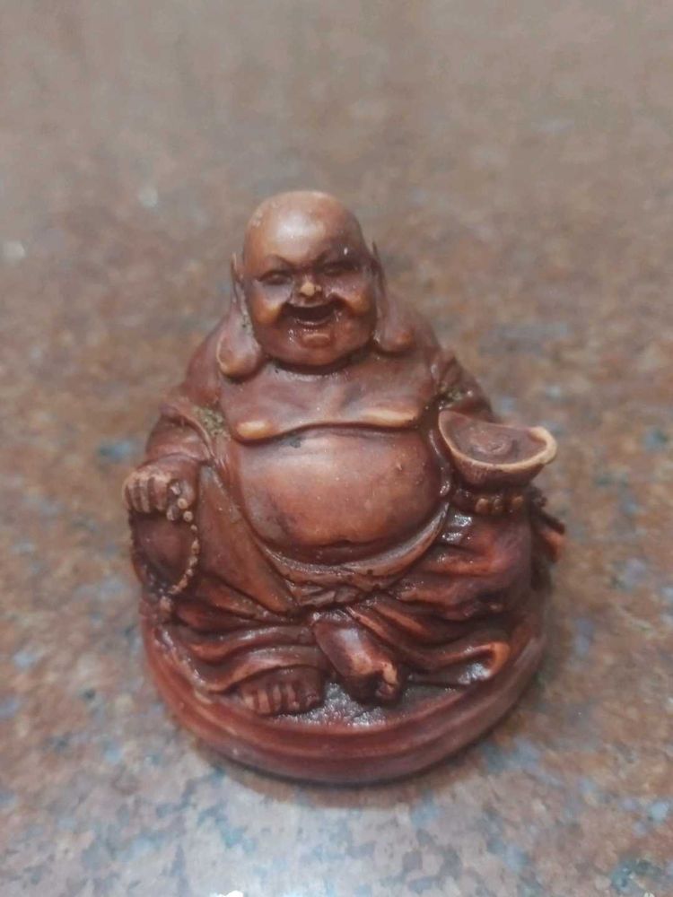 Laughing Buddha Statue Sitting Figurine