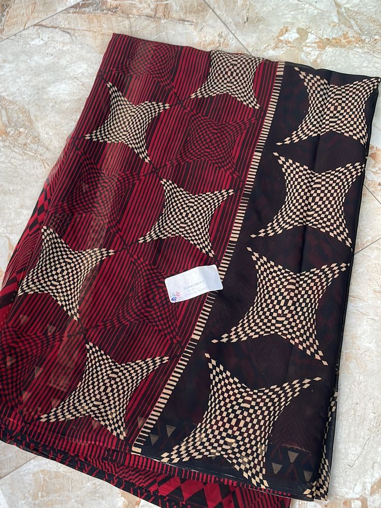 Printed Saree