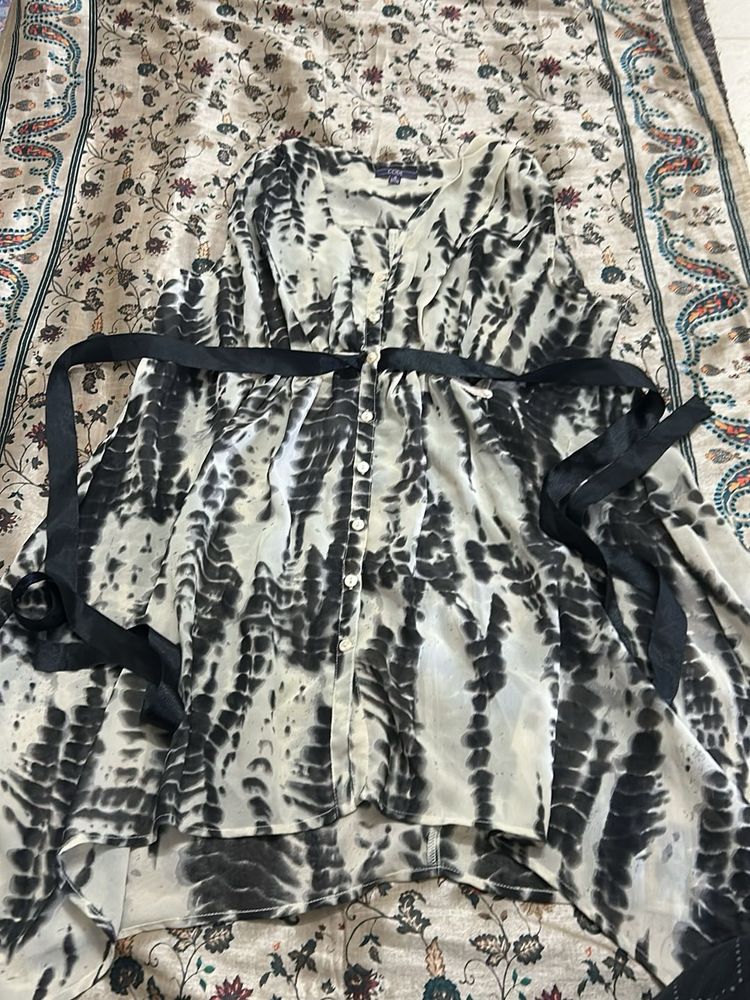 Chic Tie-Dye Dress Material