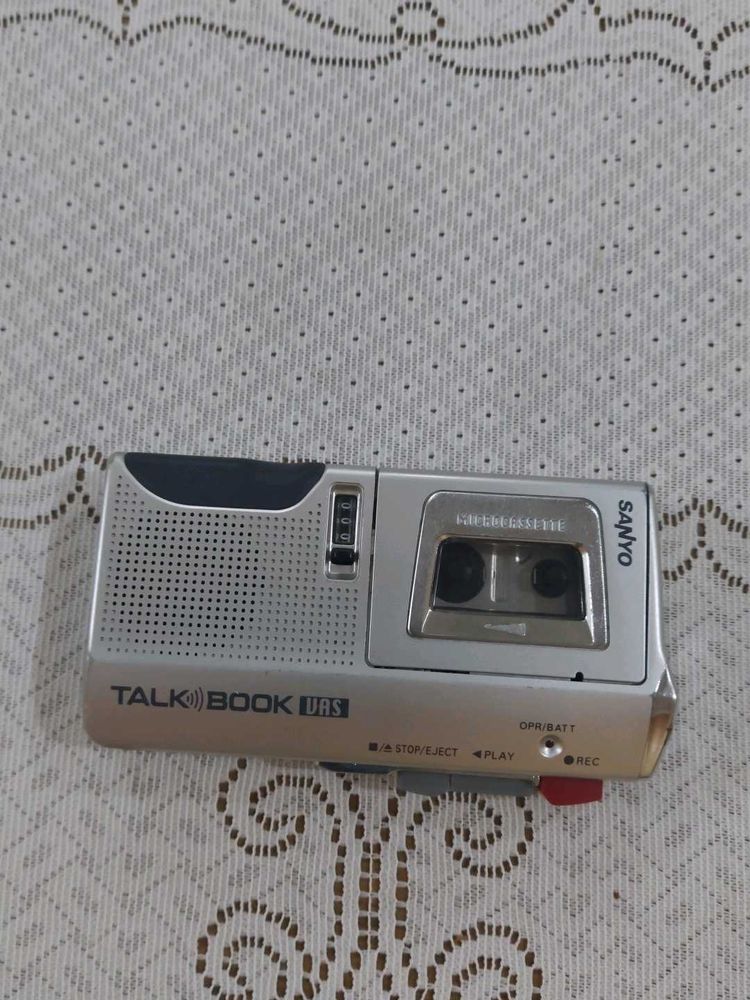 Vintage Sanyo Talk Book VAS Voice Recorde