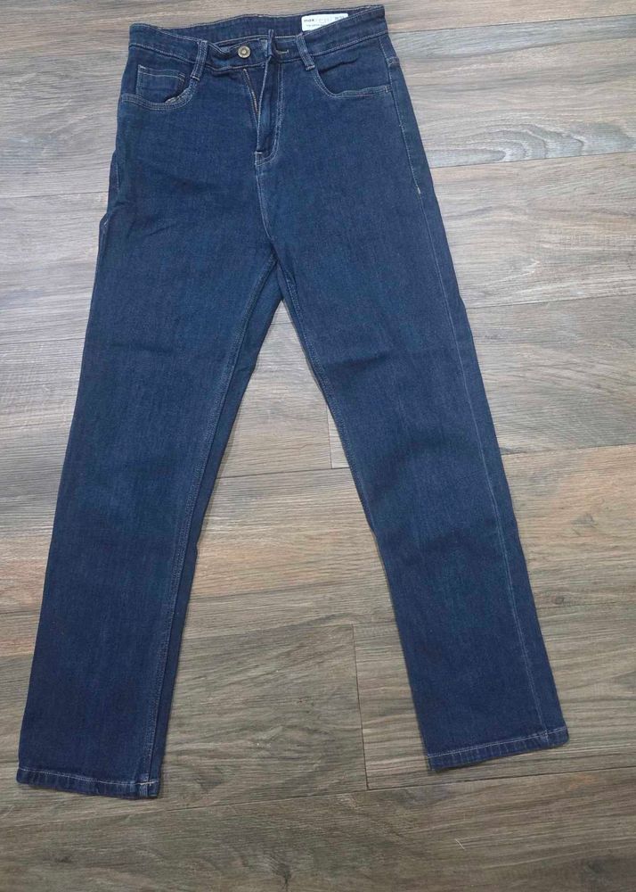 Classic Dark Wash Denim Jeans