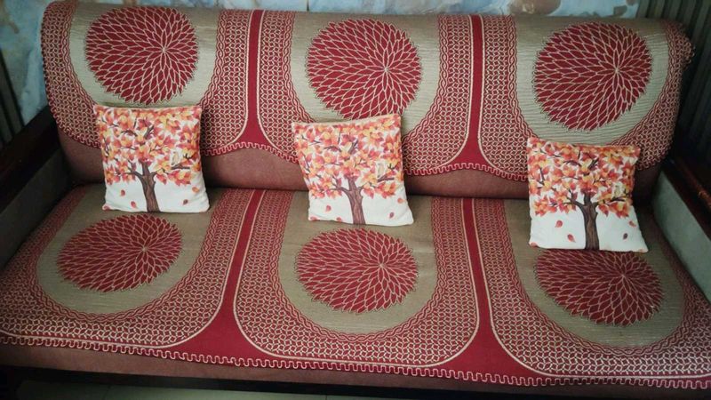 5 seater Sofa Cover Set no cushions (6 pieces)