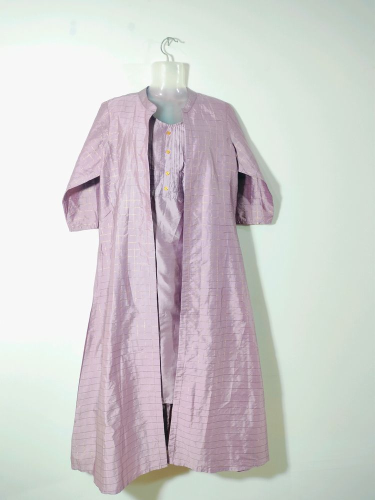 Mauve Casual Kurta Set (Women's)
