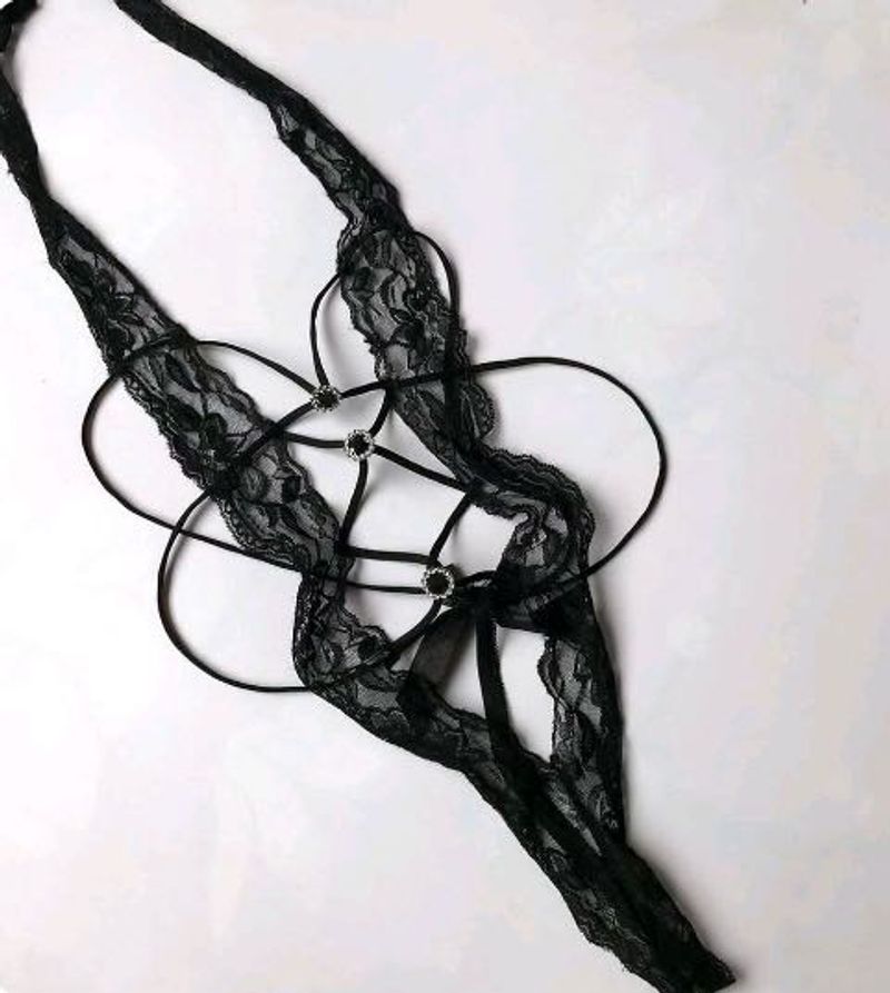 Strappy Lace Babydoll Dress♣️