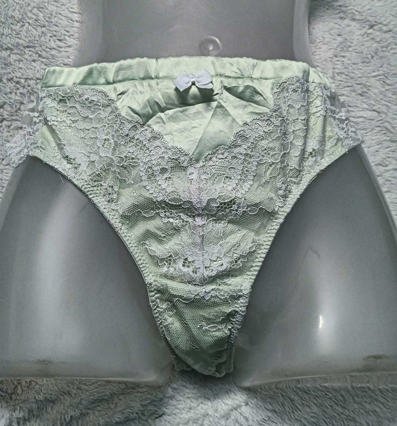 Mint Green🤎 Lace Detail Panties