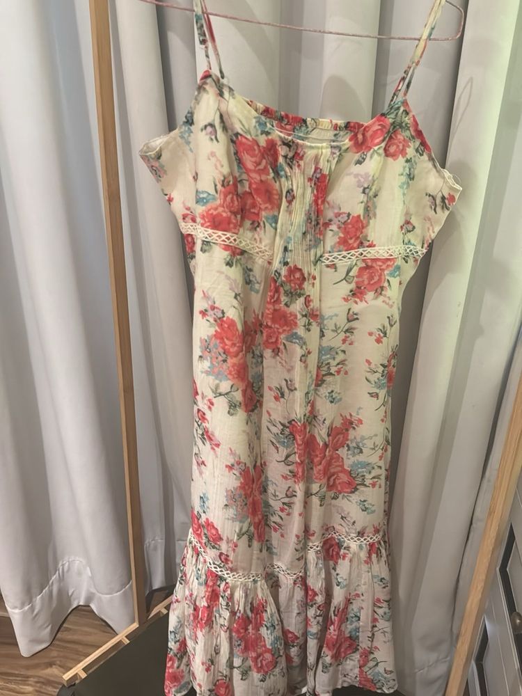 Floral Summer Midi Dress