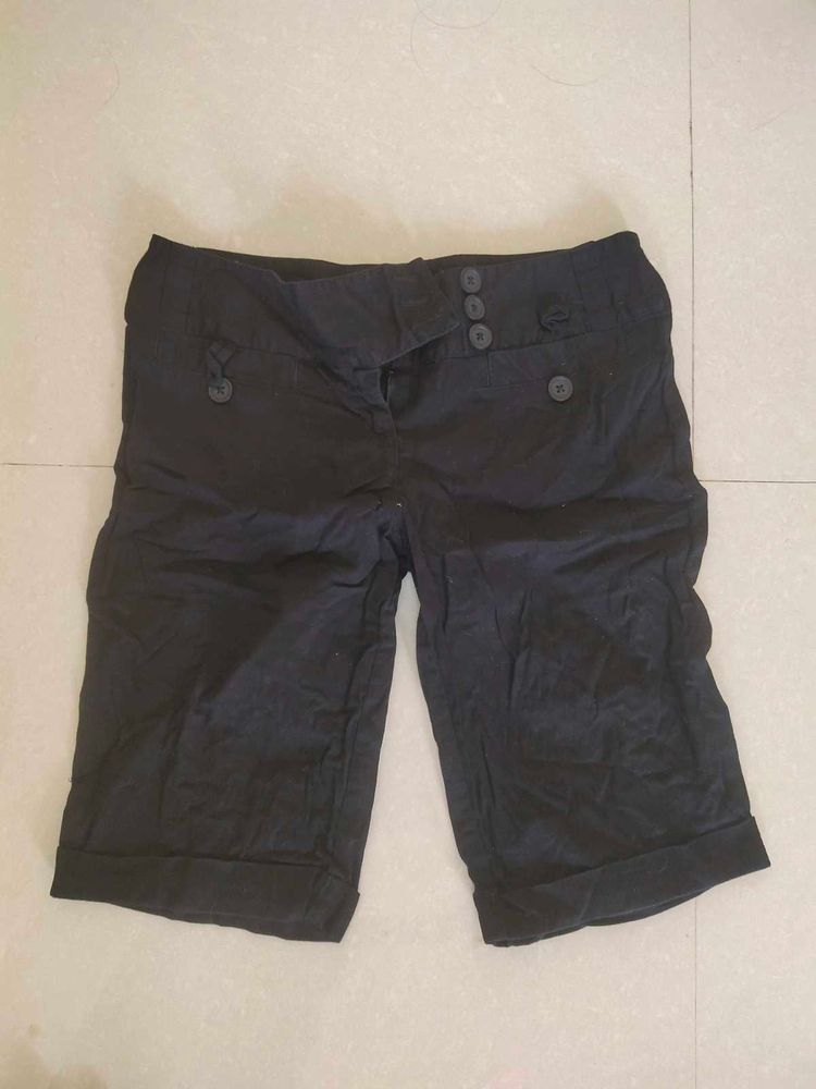 Imported Black Capri For Women