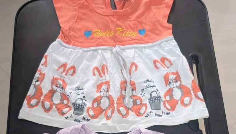 Cute Hello Kitty &amp; Bunny Dress