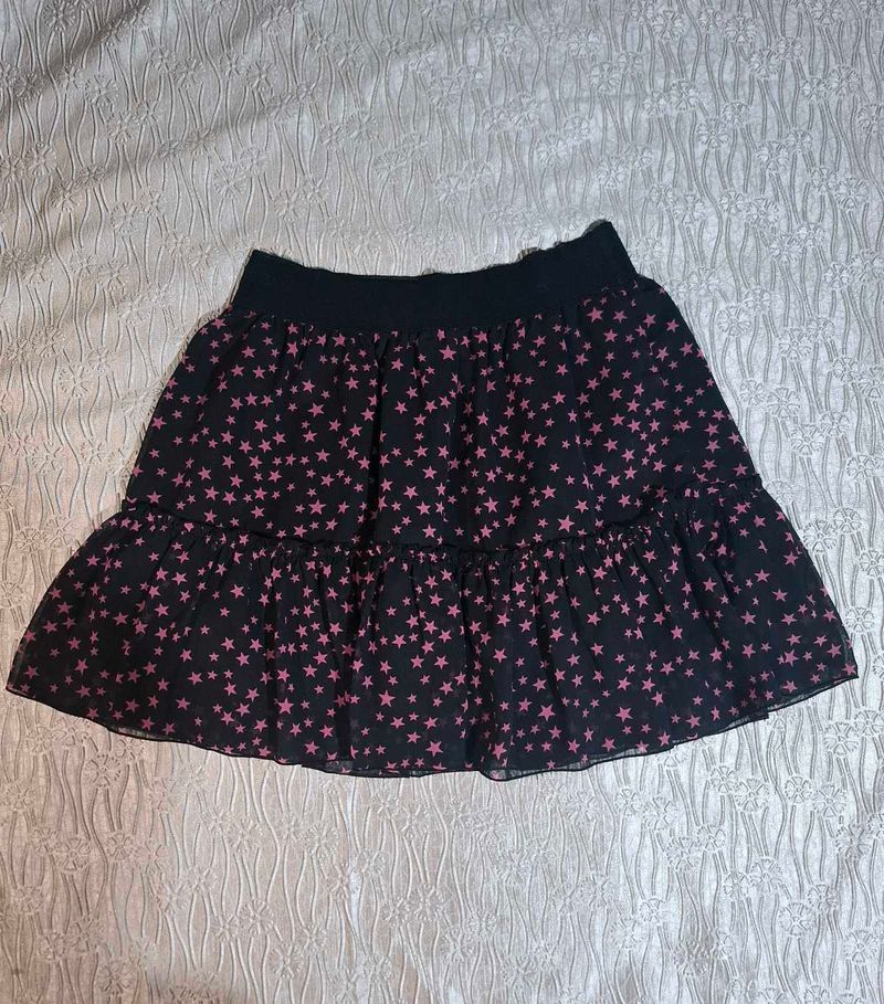 Cute Star Print Skirt