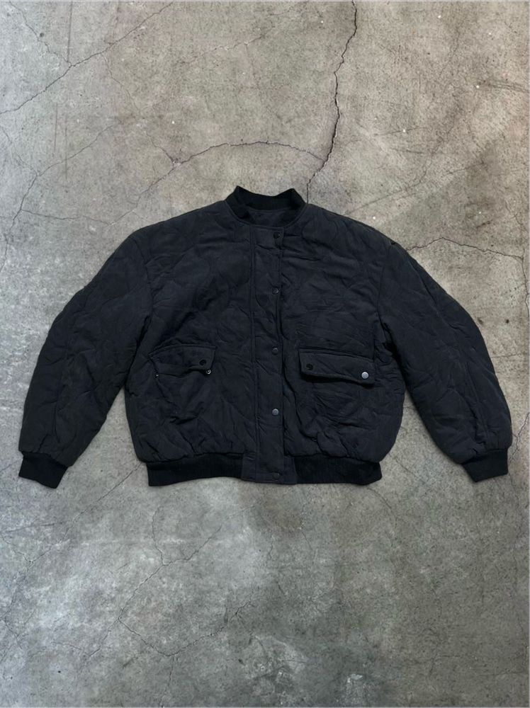 Quilted Bomber Jacket