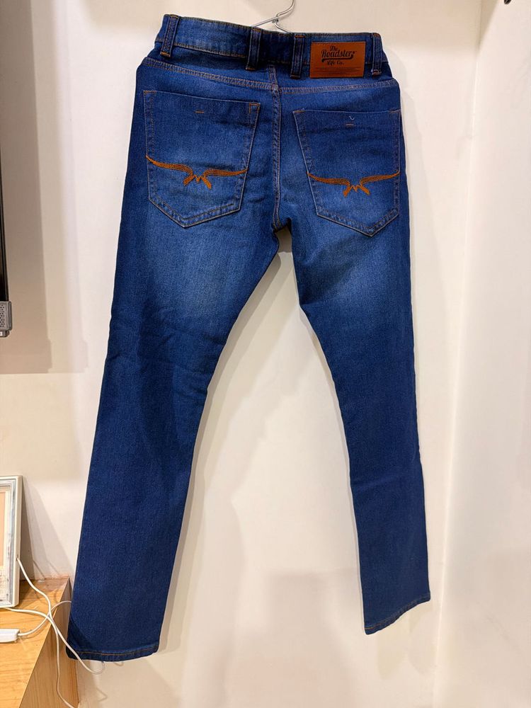 Roadstar Men's Blue Denim Jeans