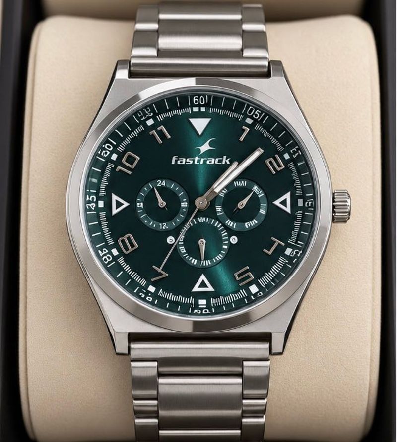 Fastrack Green Dial Watch