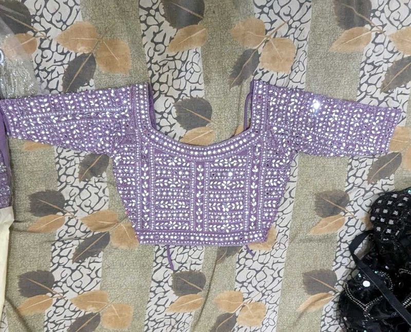 Engagement Wedding Latest Levender Lehnga