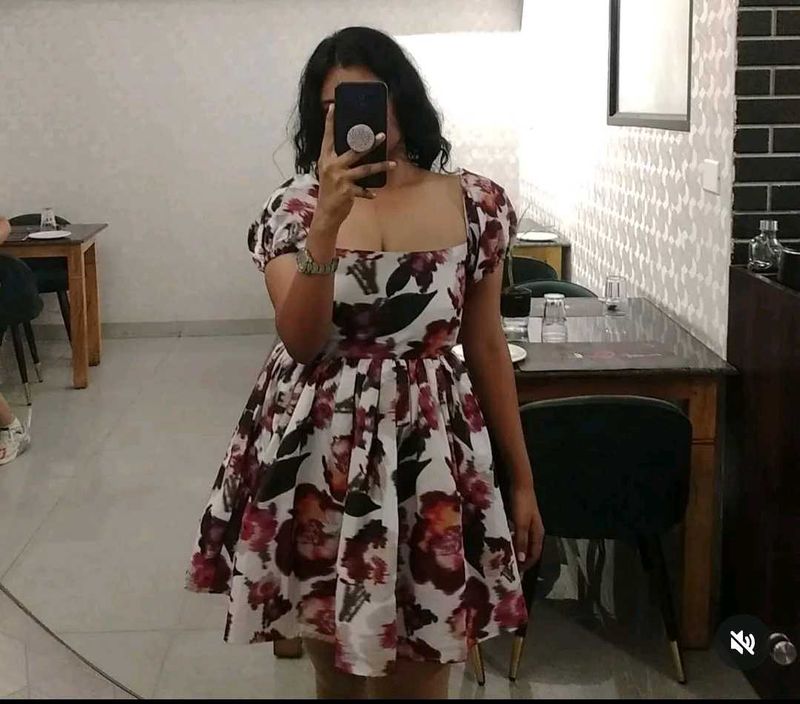 🌸Printed Puff Sleeve Mini Dress🌸