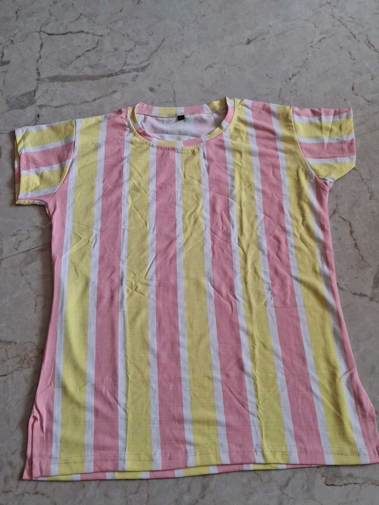 Striped Cotton T-Shirt