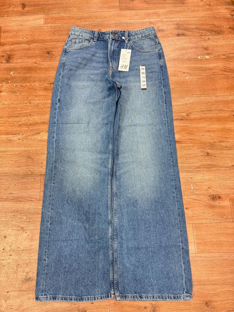 H&amp;M Wide Leg Denim Jeans