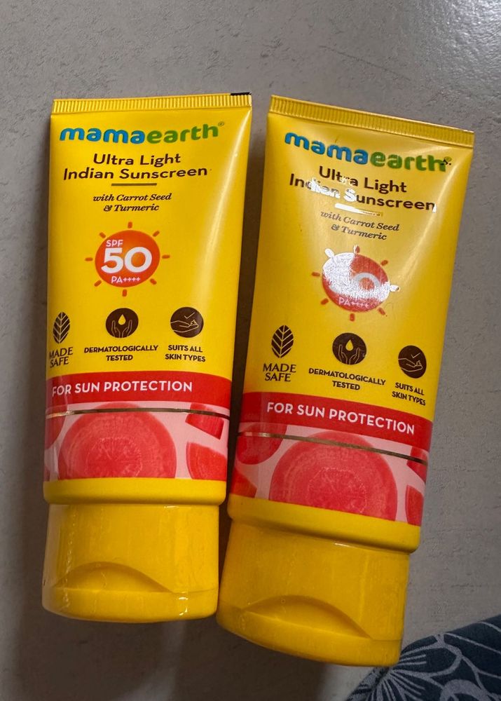 Mamaearth Ultra Light Indian Sunscreen SPF 50