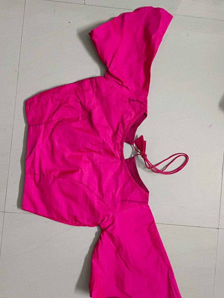 Hot Pink Blouse
